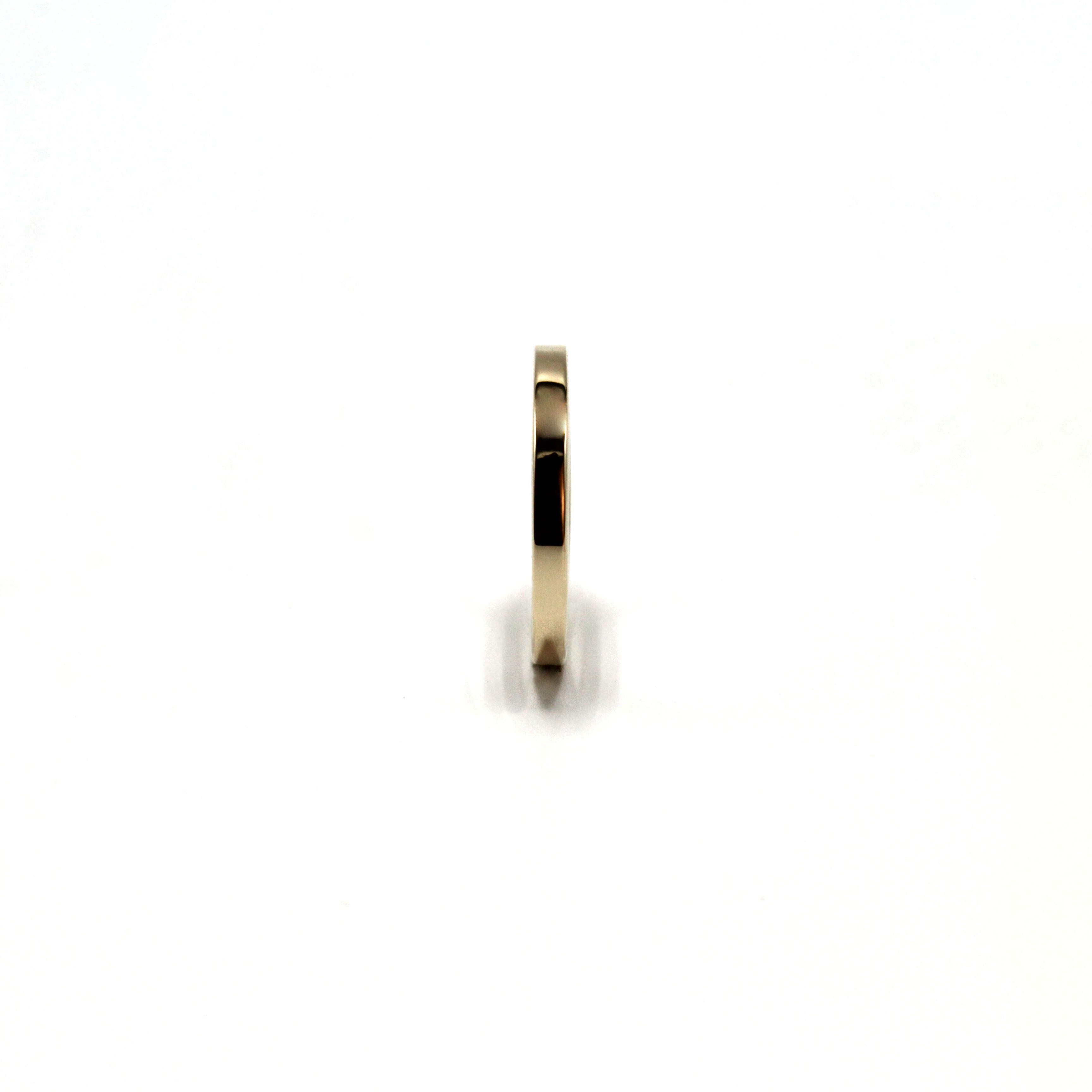 2,5mm Klasik Köşeli Altın Alyans 