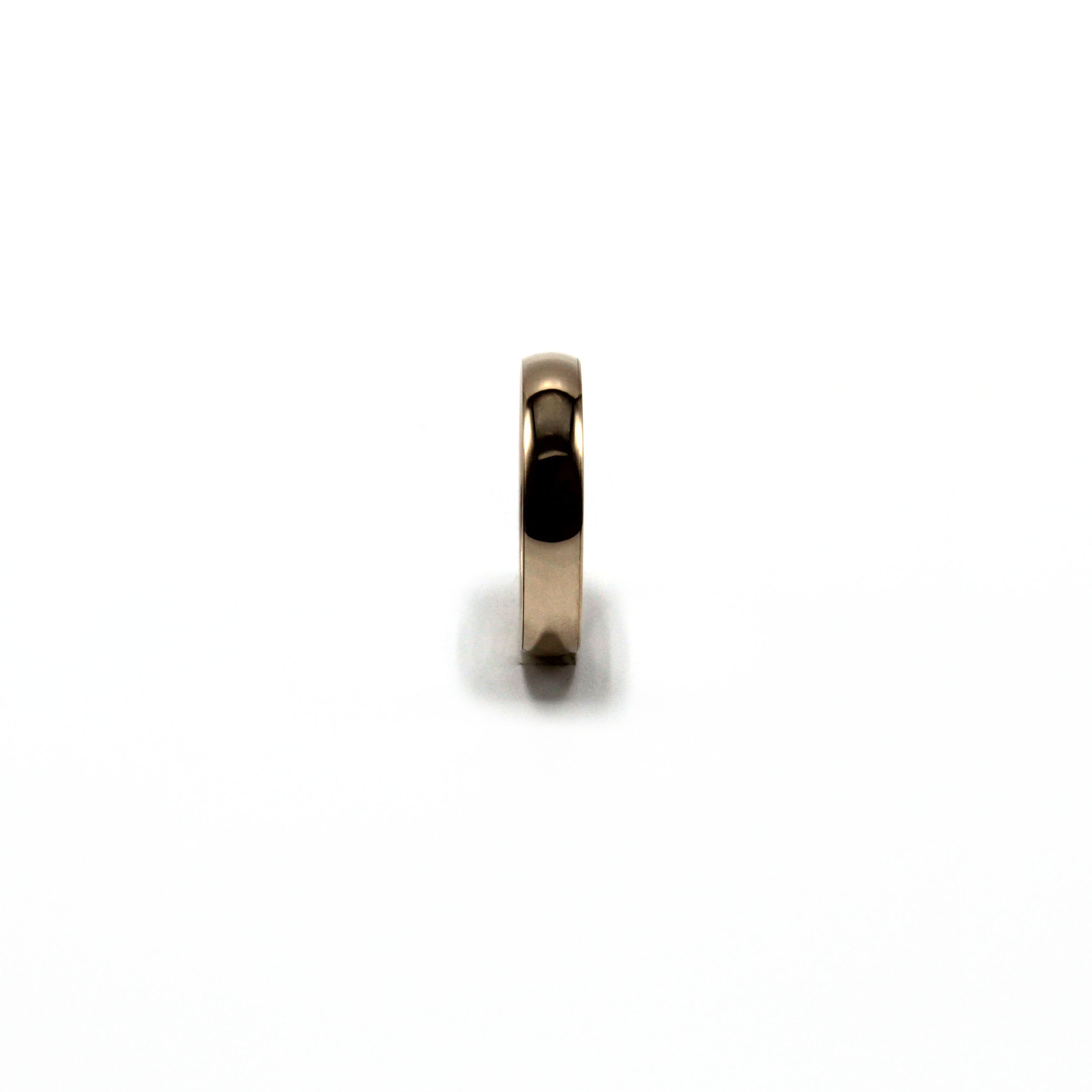 4mm Klasik İçi Dolu Altın Alyans