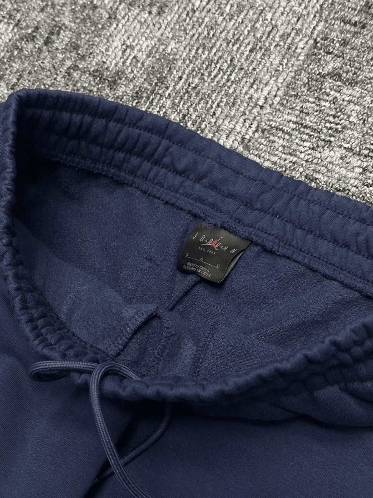 Jrdn Flight MVP HBR Fleece Screen-Printed Graphics Eşofman Altı - Lacivert
