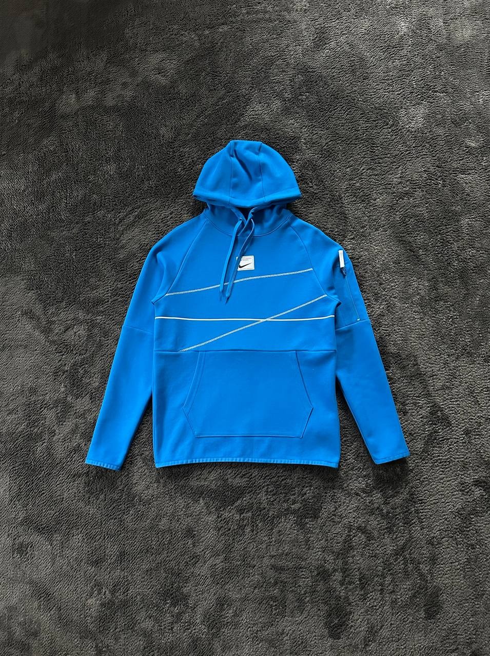 Fleece Tapered Running Trousers Hoodie - Saks Mavisi