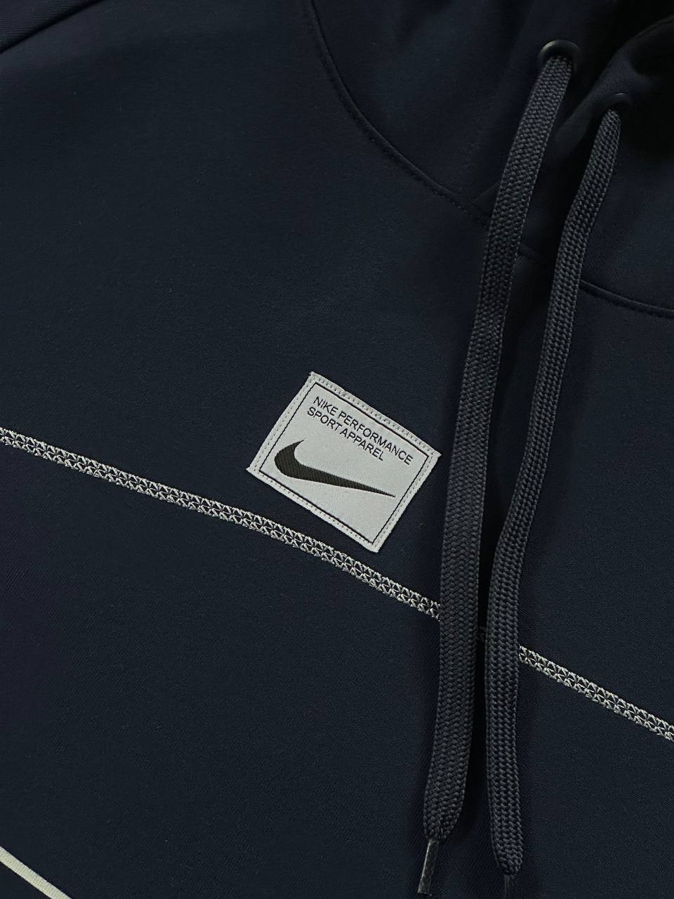 Fleece Tapered Running Trousers Hoodie - Lacivert