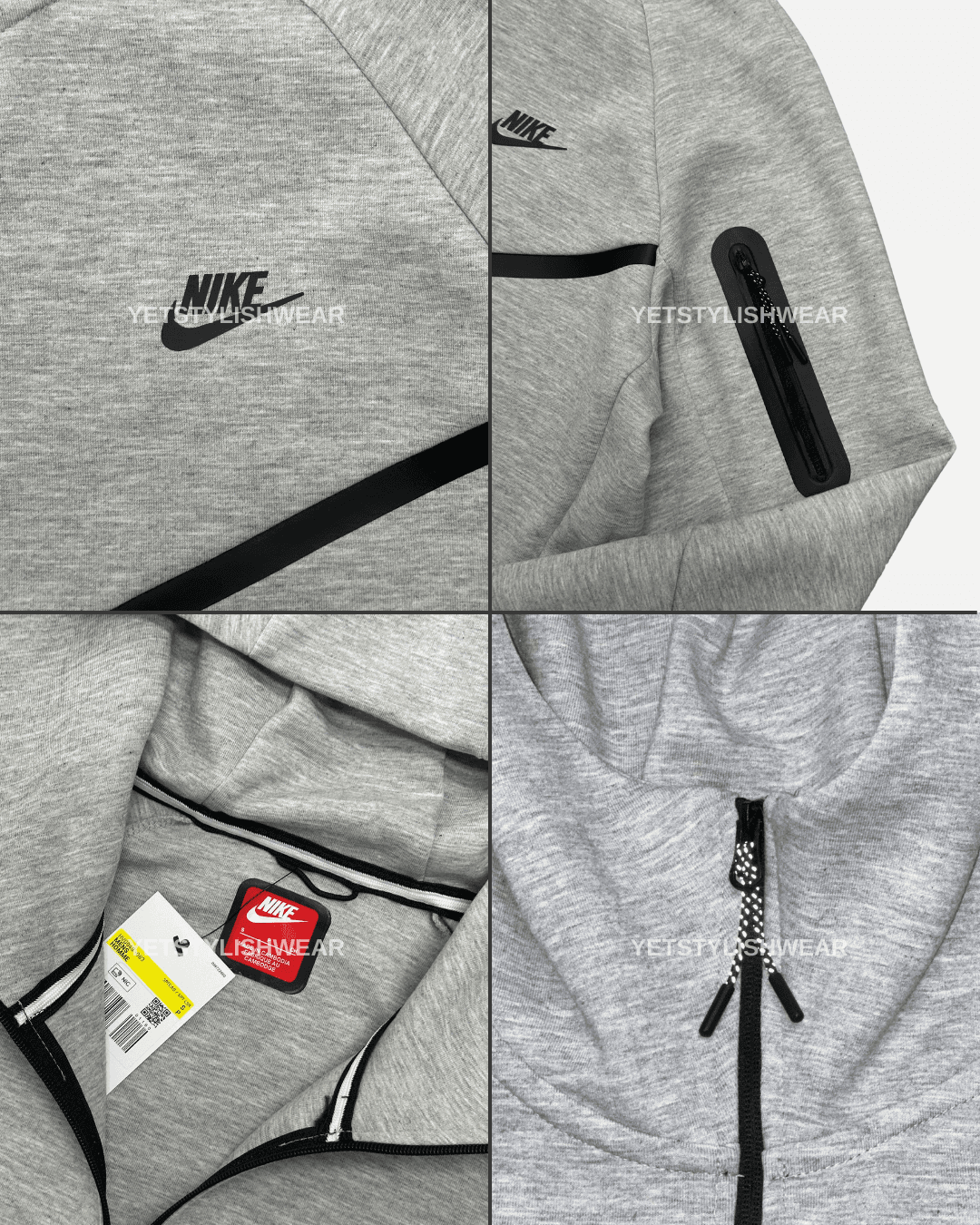Tech Fleece 5.th Gen. Hırka - Gri Melanj