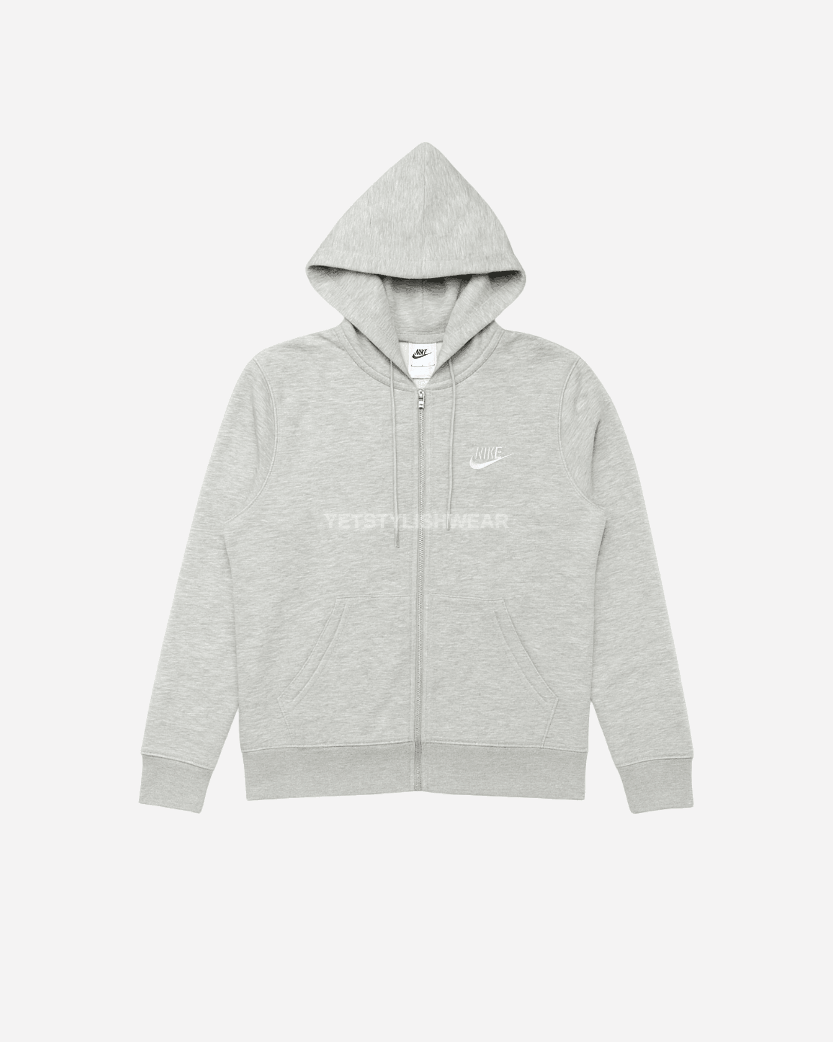 Club Fleece Yeni Jenerasyon Hırka - Gri Melanj