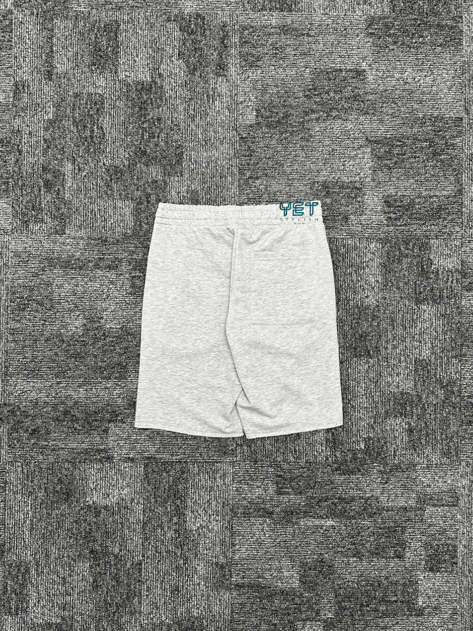 Jersey Şort - Gri Melanj