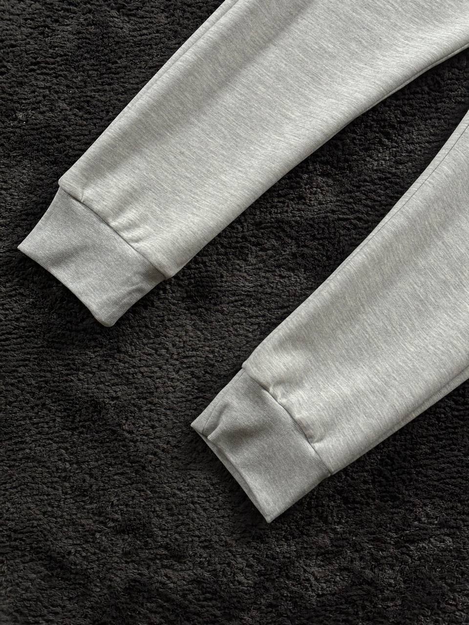 Fleece Tapered Running Trousers Eşofman Altı - Gri Melanj