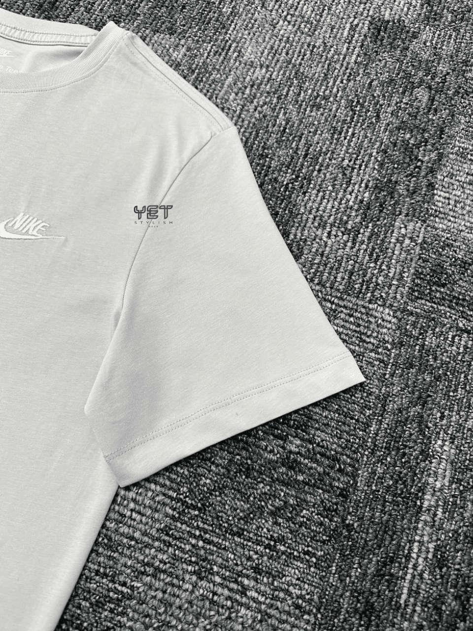 Club Fleece Tişört - Açık Gri