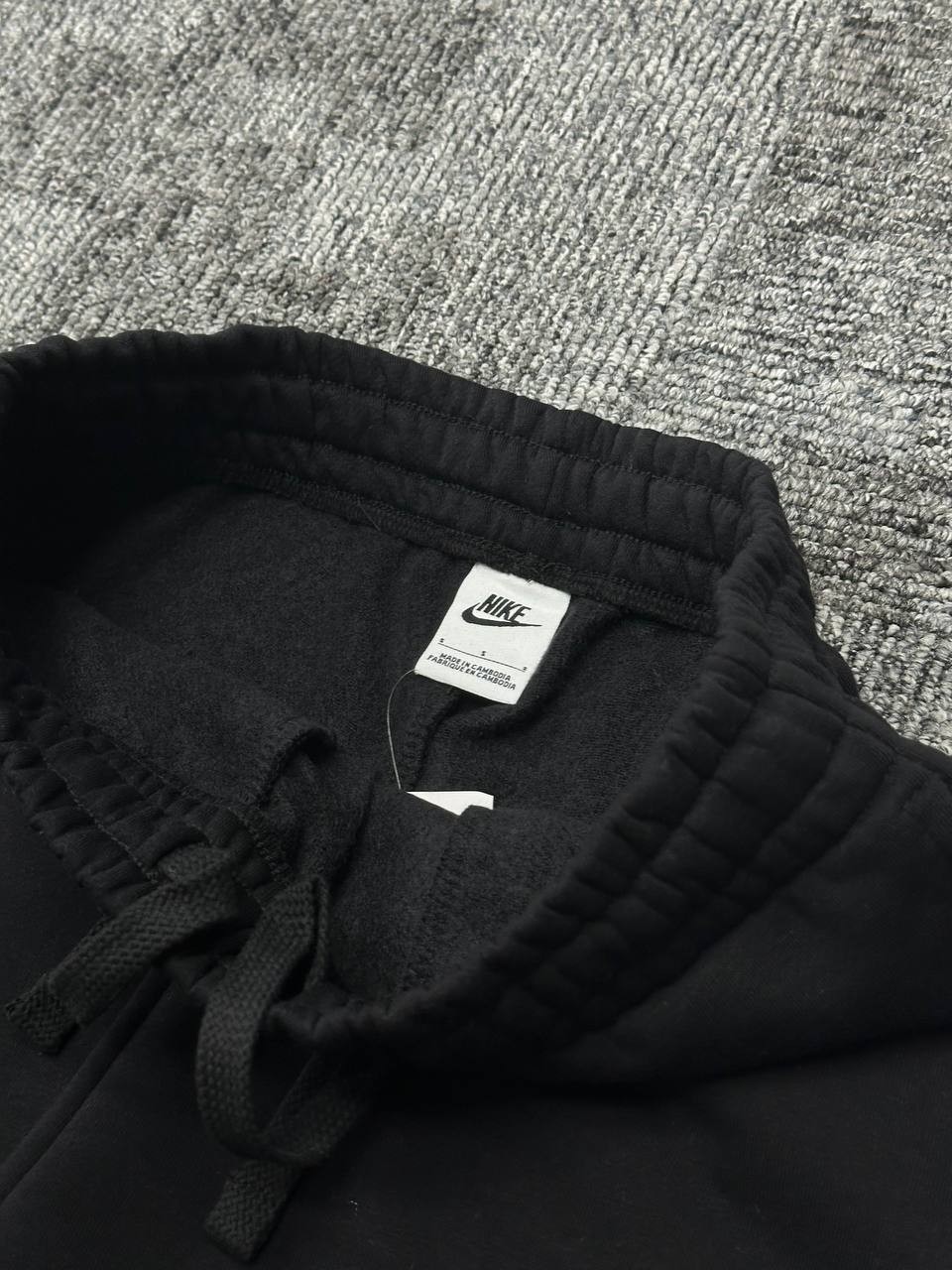 Club Fleece Cargo Eşofman Altı - Siyah