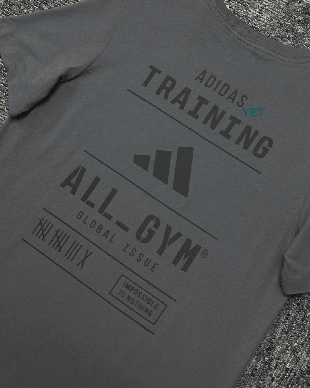 All-Gym Category Graphic Tişört - Füme