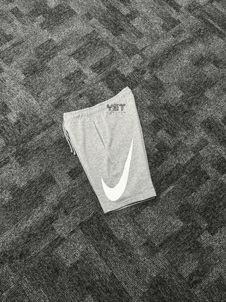 Sportswear Club Şort - Gri Melanj