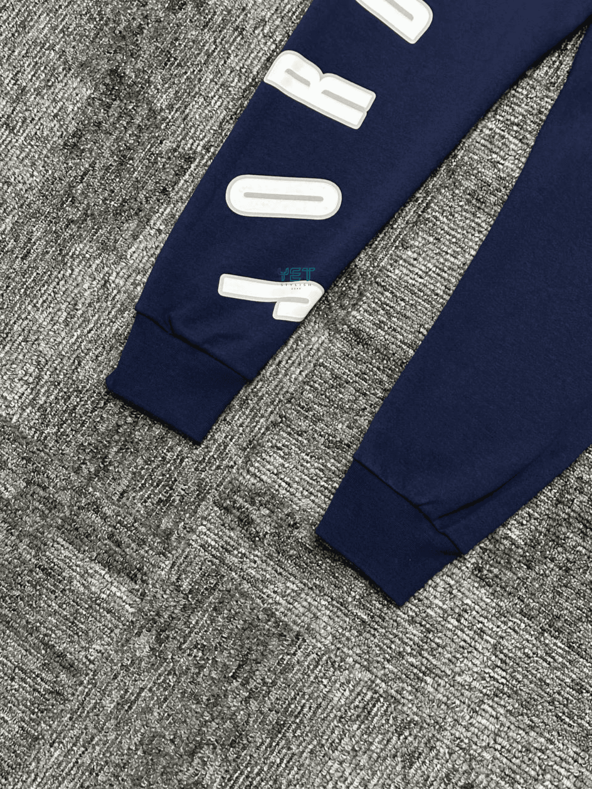 Jrdn Flight MVP HBR Fleece Screen-Printed Graphics Eşofman Altı - Lacivert