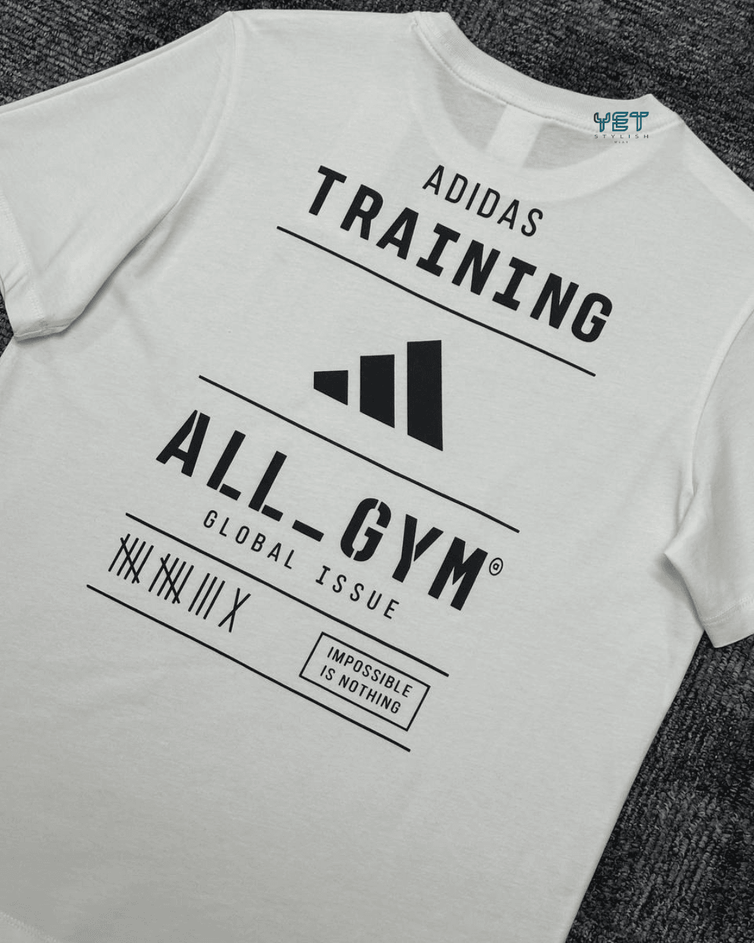 All-Gym Category Graphic Tişört - Ekru Beyaz