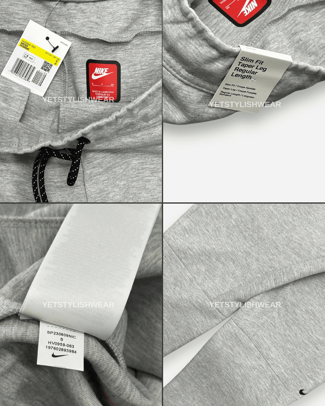 Tech Fleece 5.th Gen. Eşofman Altı - Gri Melanj