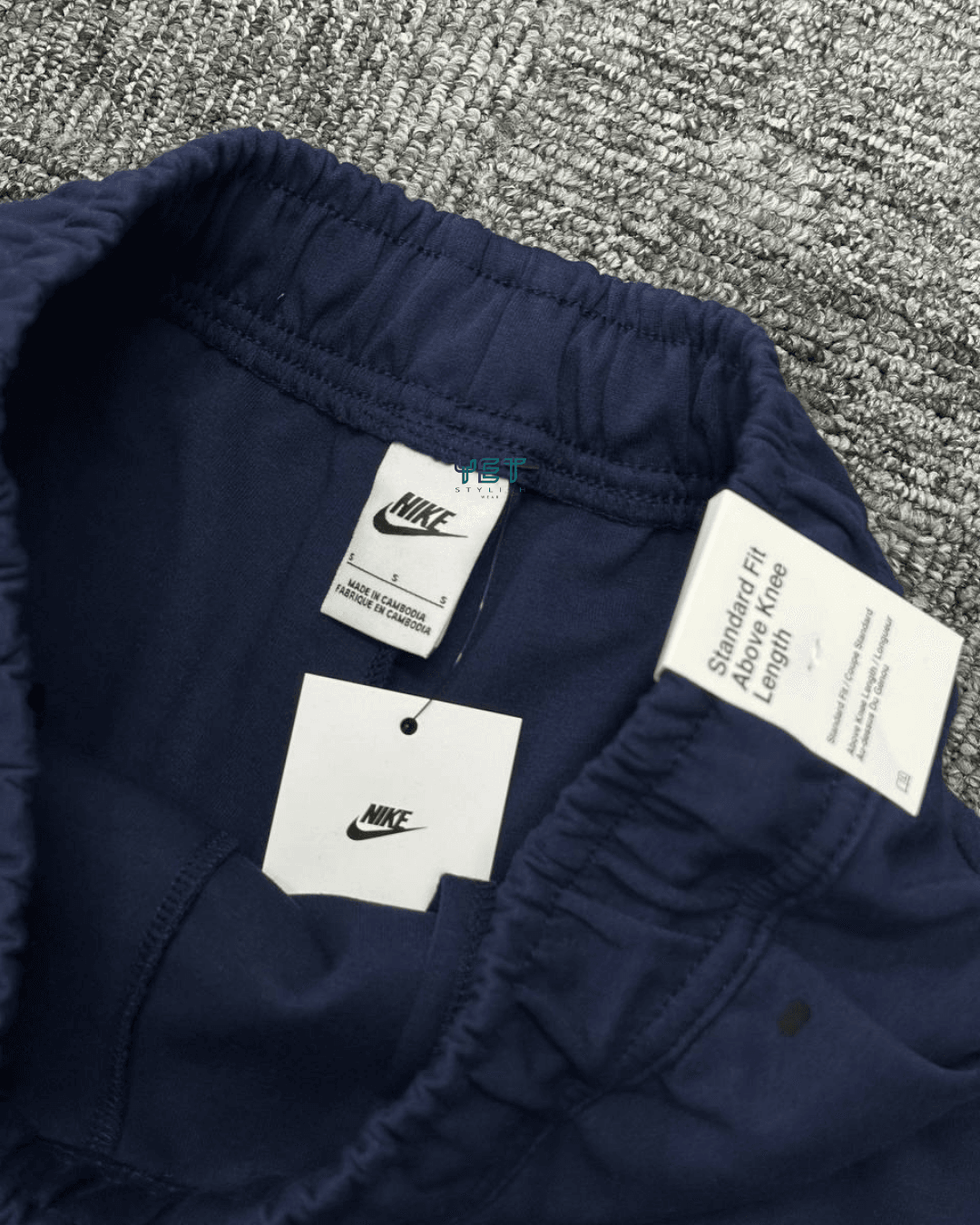 Tech Fleece Şort - Lacivert