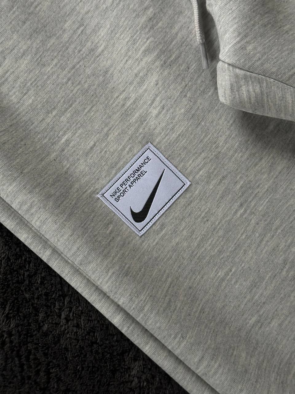 Fleece Tapered Running Trousers Eşofman Altı - Gri Melanj