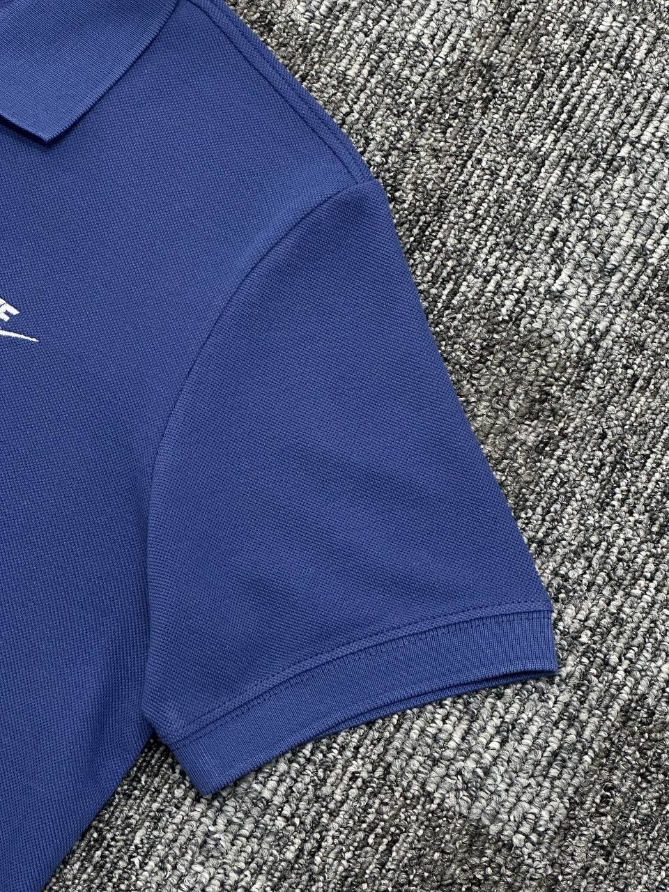 Club Fleece Polo Yaka Tişört - Saks Mavisi