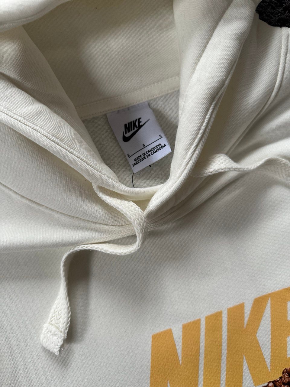 Fleece Pullover Hoodie - Ekru Beyaz
