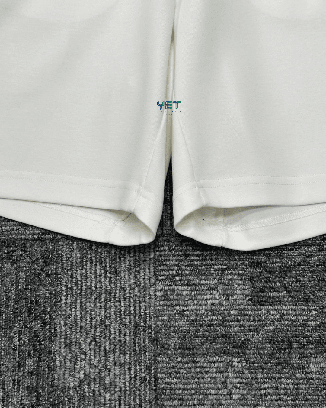 Tech Fleece Şort - Ekru Beyaz