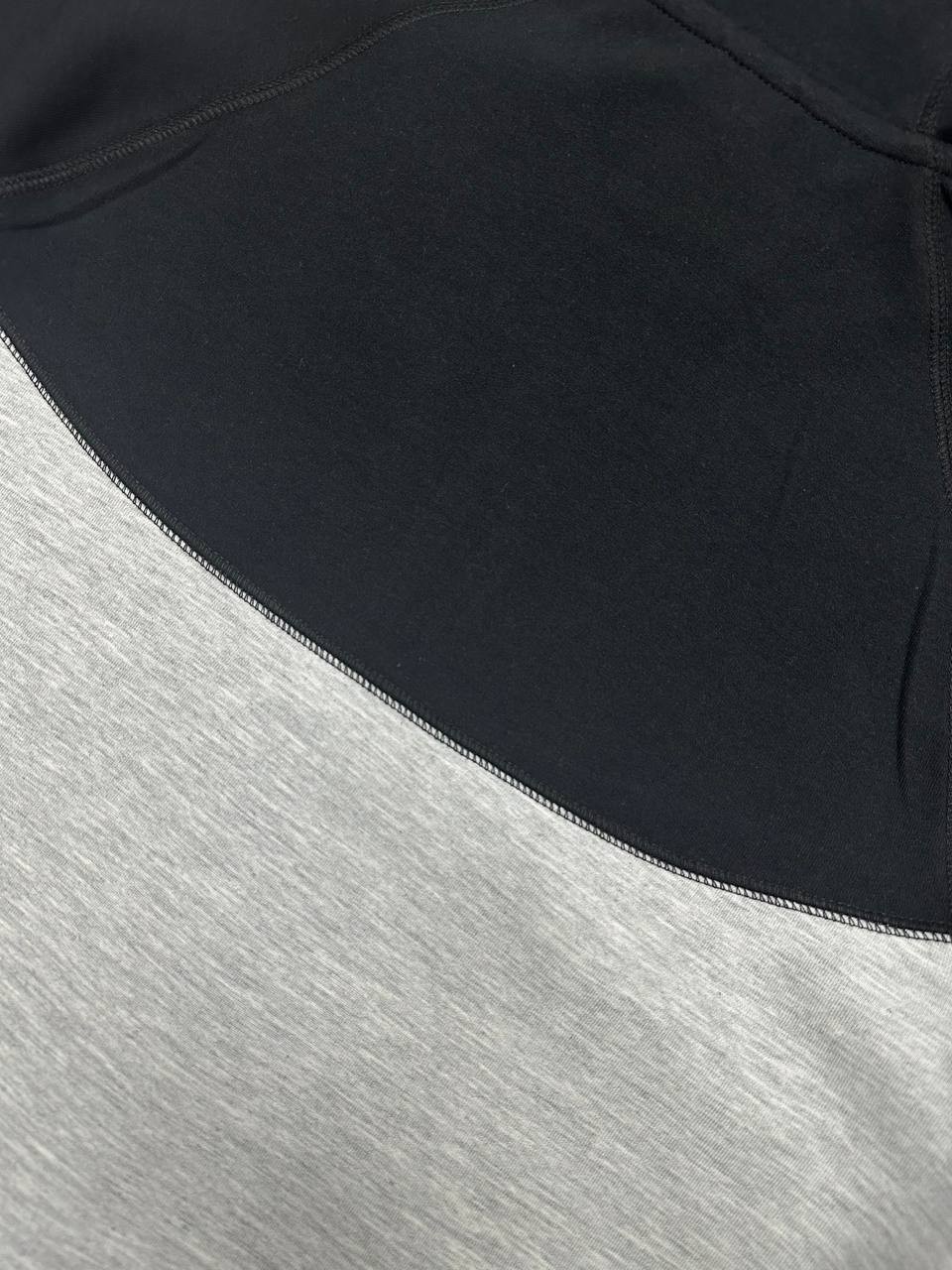 Tech Fleece Windrunner Hırka - Gri Melanj & Siyah