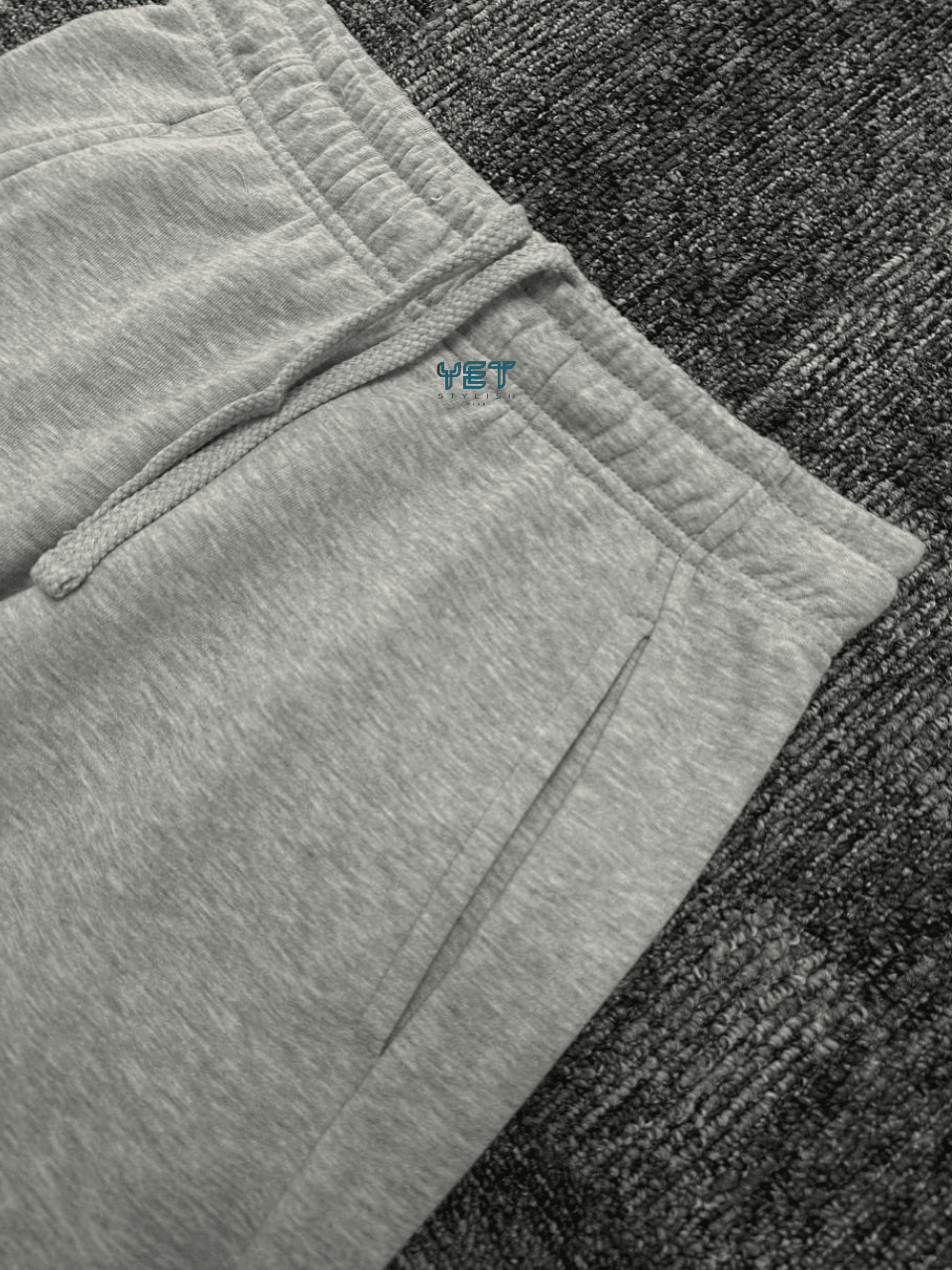 Sportswear Club Şort - Gri Melanj