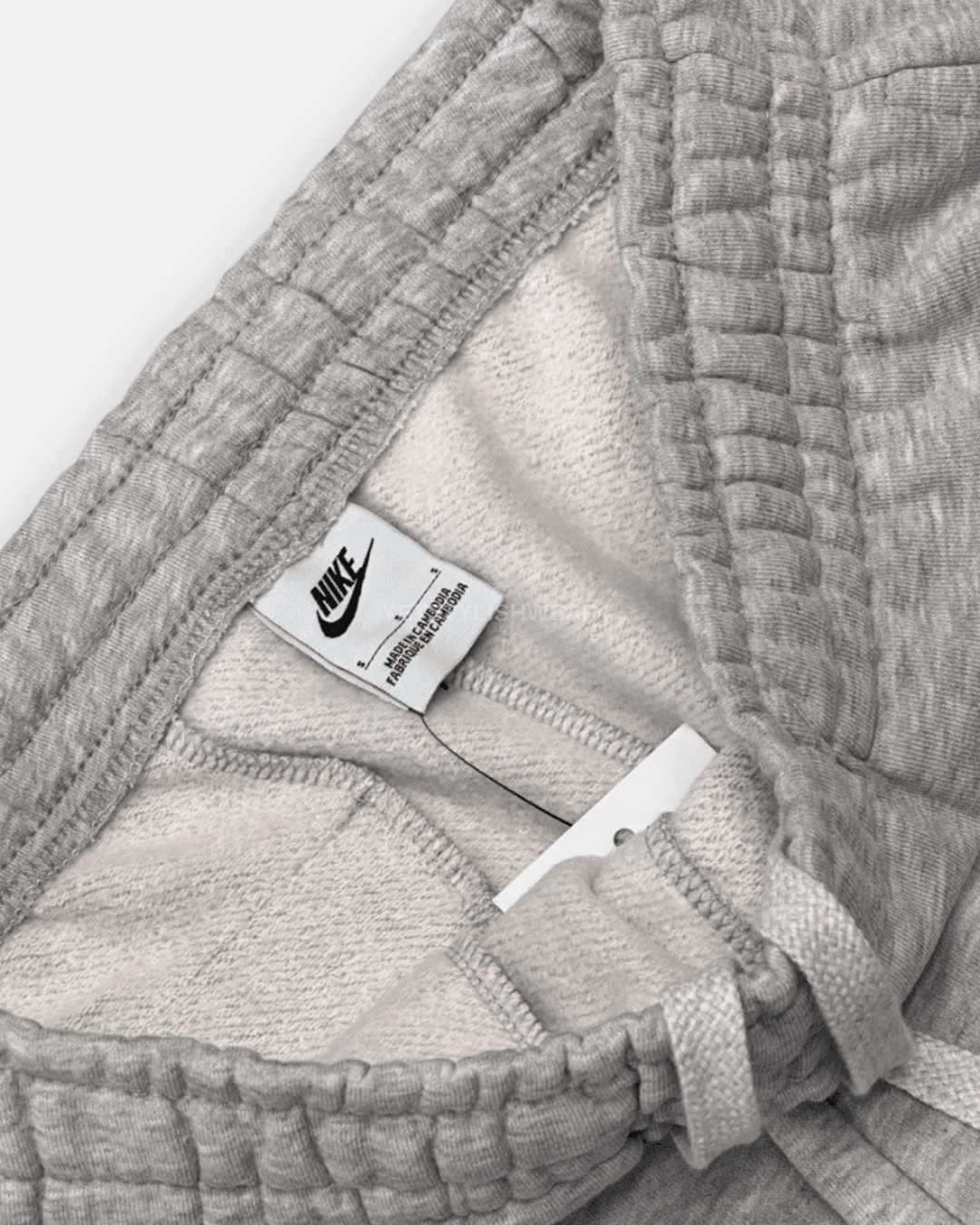 Club Fleece Eşofman Altı (Lastik Paça) - Gri Melanj