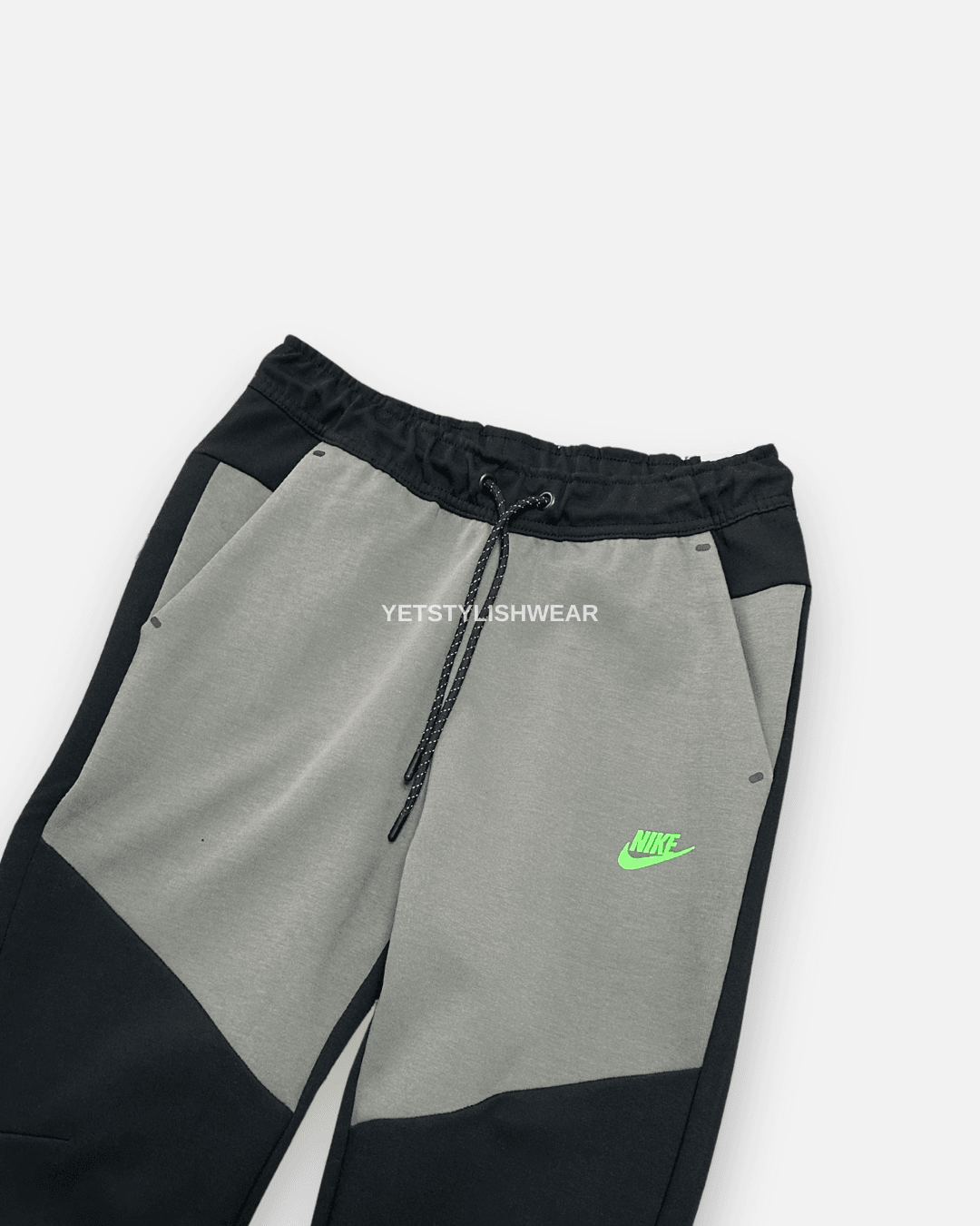 Tech Fleece 5.th Gen. Eşofman Altı - Siyah & Yeşil & Füme