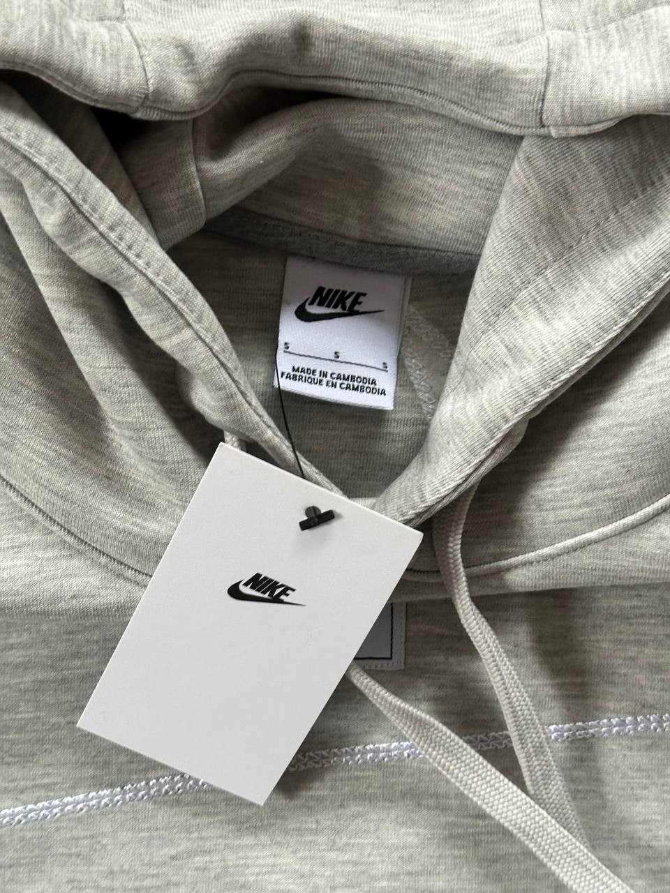 Fleece Tapered Running Trousers Hoodie - Gri Melanj