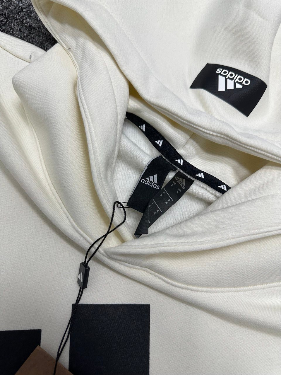 Sportswear Future Icons Logo Fleece Graphic Hoodie - Ekru Beyaz