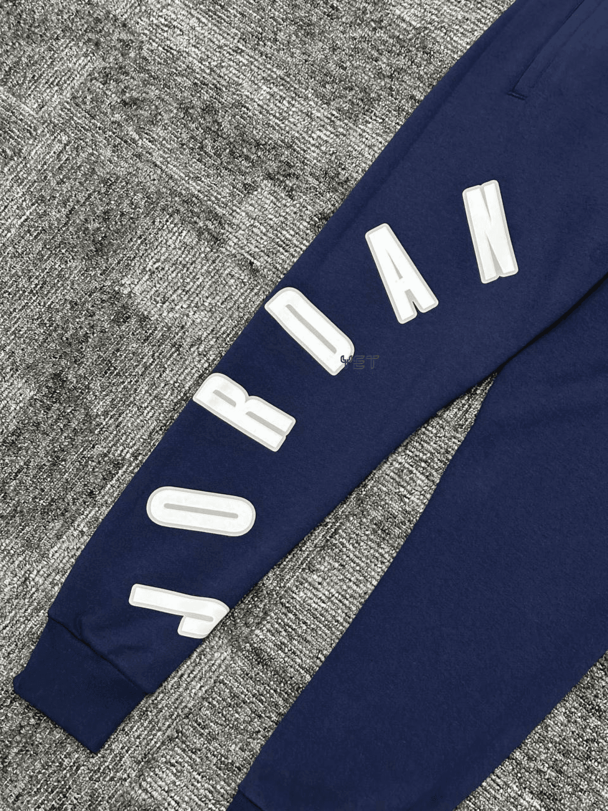 Jrdn Flight MVP HBR Fleece Screen-Printed Graphics Eşofman Altı - Lacivert