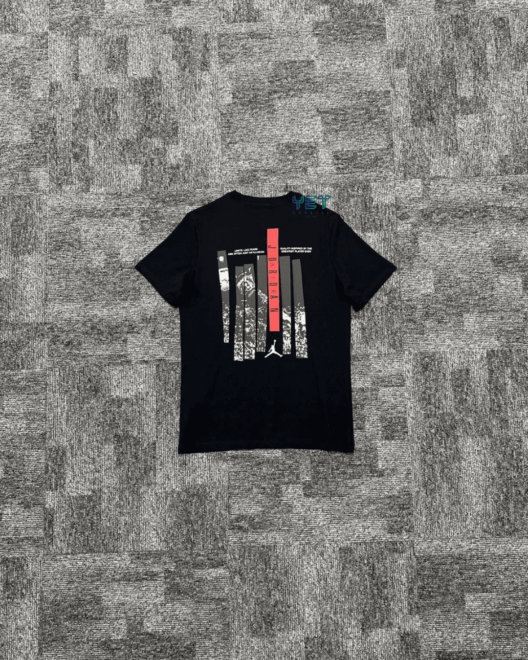 Jrdn M Brand GFX SS Tişört - Siyah