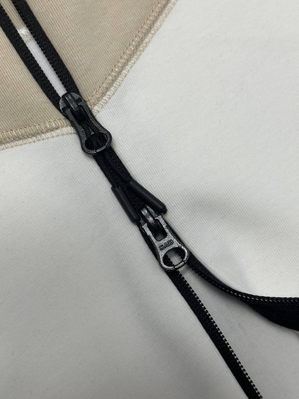 Tech Fleece Windrunner Hırka - Beyaz & Krem