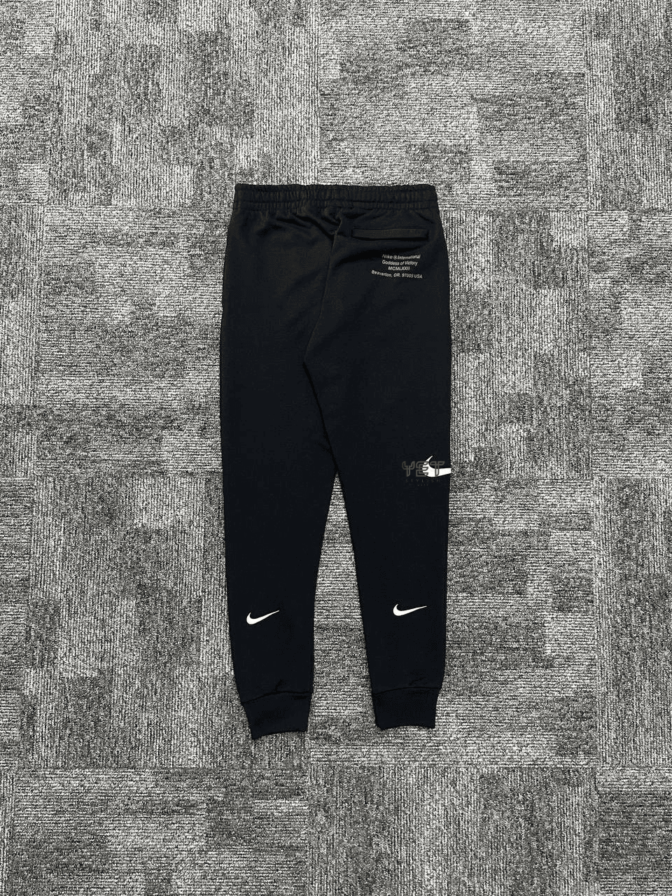 Double Swoosh Eşofman Altı - Siyah