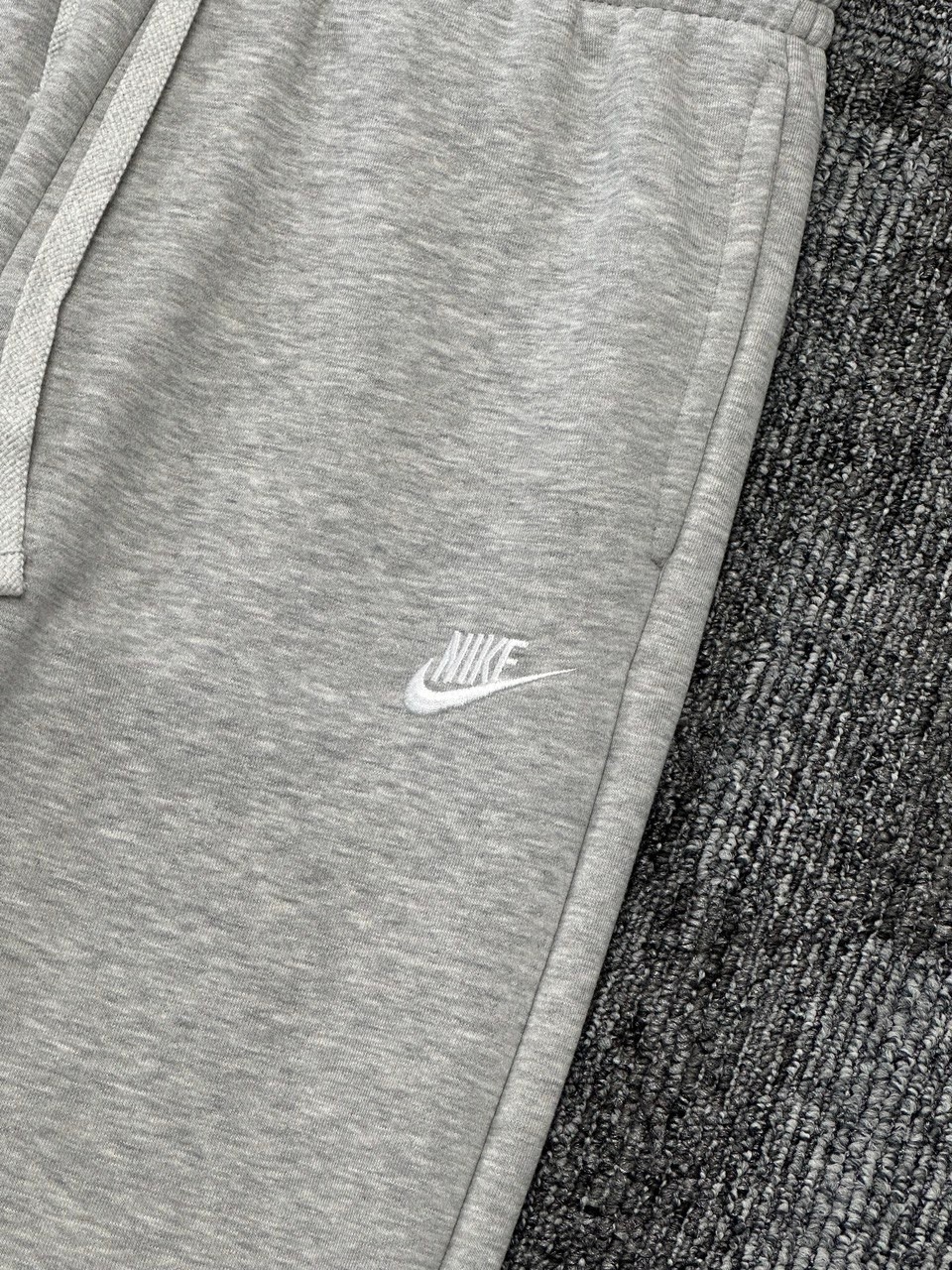 Club Fleece Eşofman Altı - Gri Melanj
