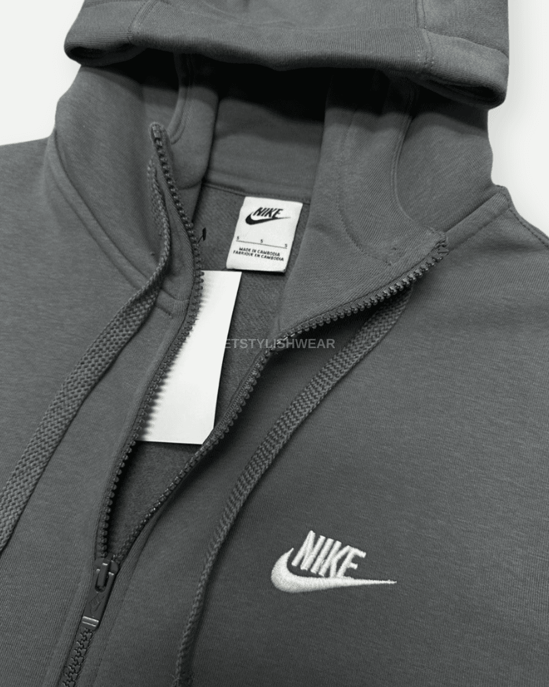 Club Fleece Hırka - Füme