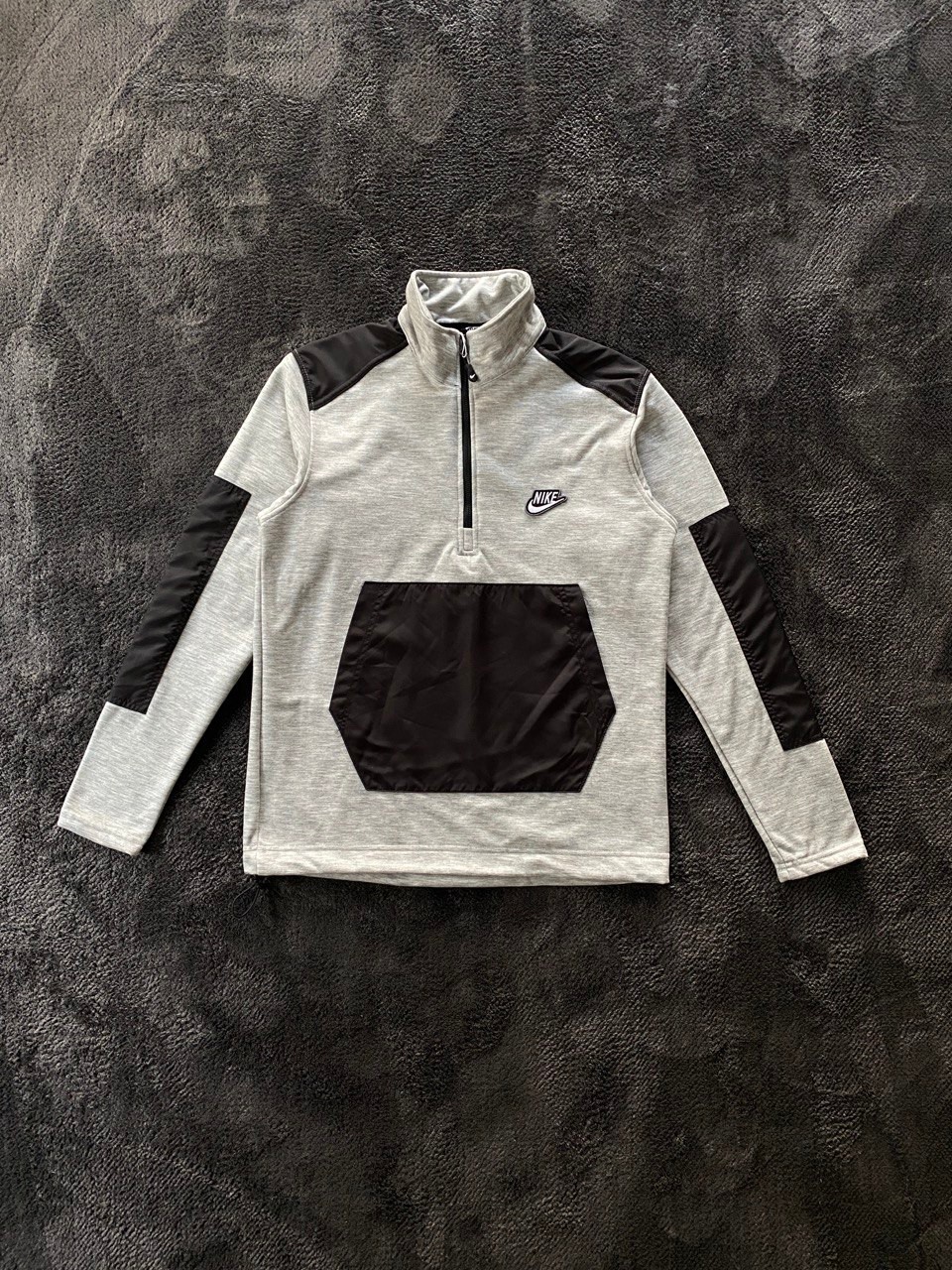 Nike Half-Zip Polar - Gri Melanj