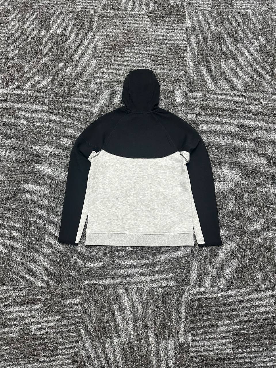 Tech Fleece Windrunner Hırka - Gri Melanj & Siyah