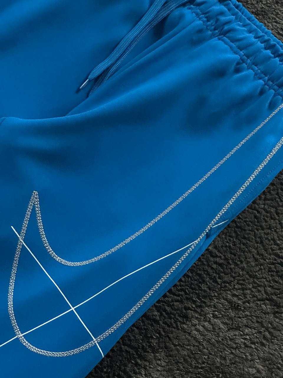 Fleece Tapered Running Trousers Eşofman Altı - Saks Mavisi