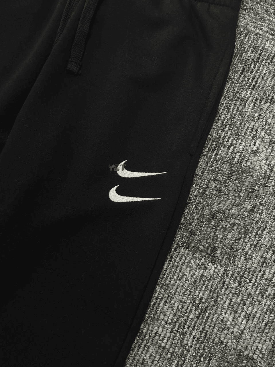Double Swoosh Eşofman Altı - Siyah