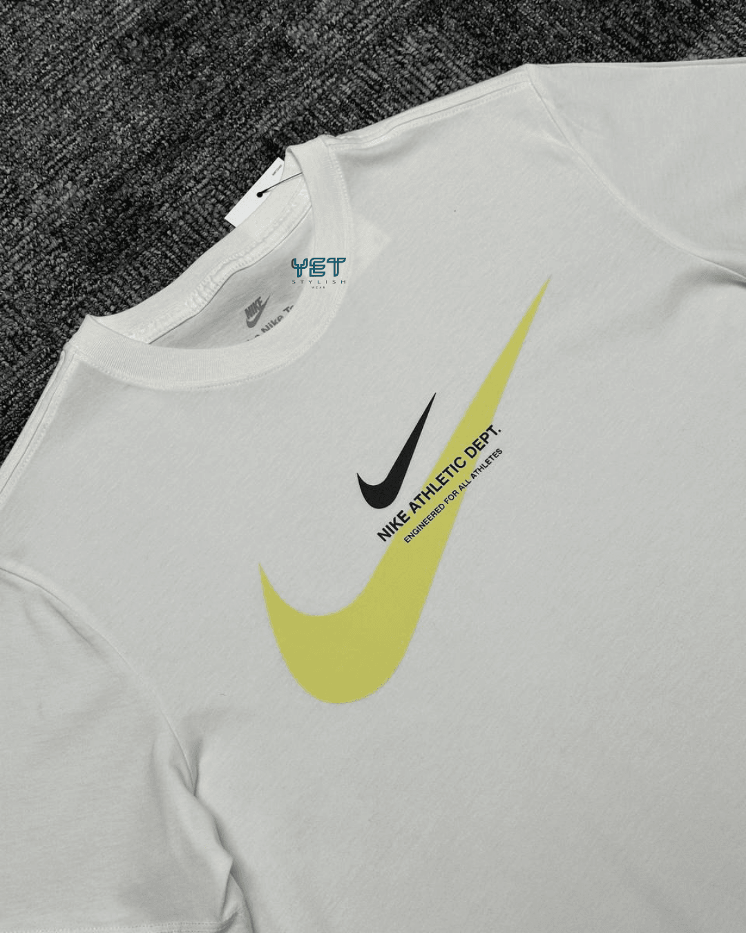 Sportswear Graphic Tişört - Ekru Beyaz