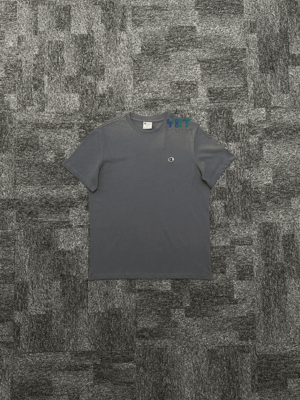 Crewneck Mini Logo Tişört - Füme