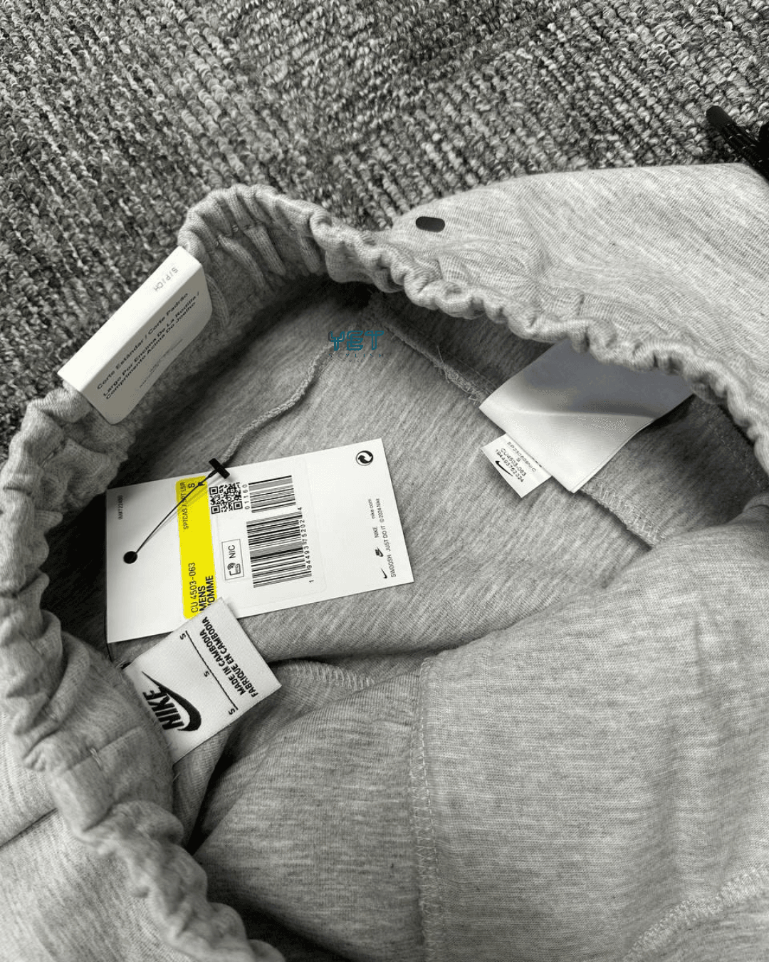Tech Fleece Şort - Gri Melanj