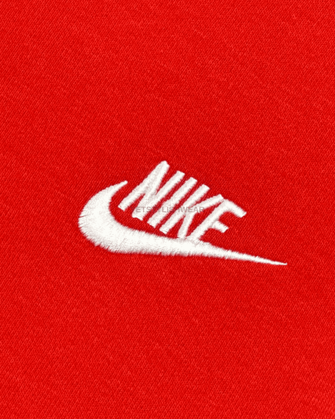 Club Fleece Sweatshirt - Kırmızı