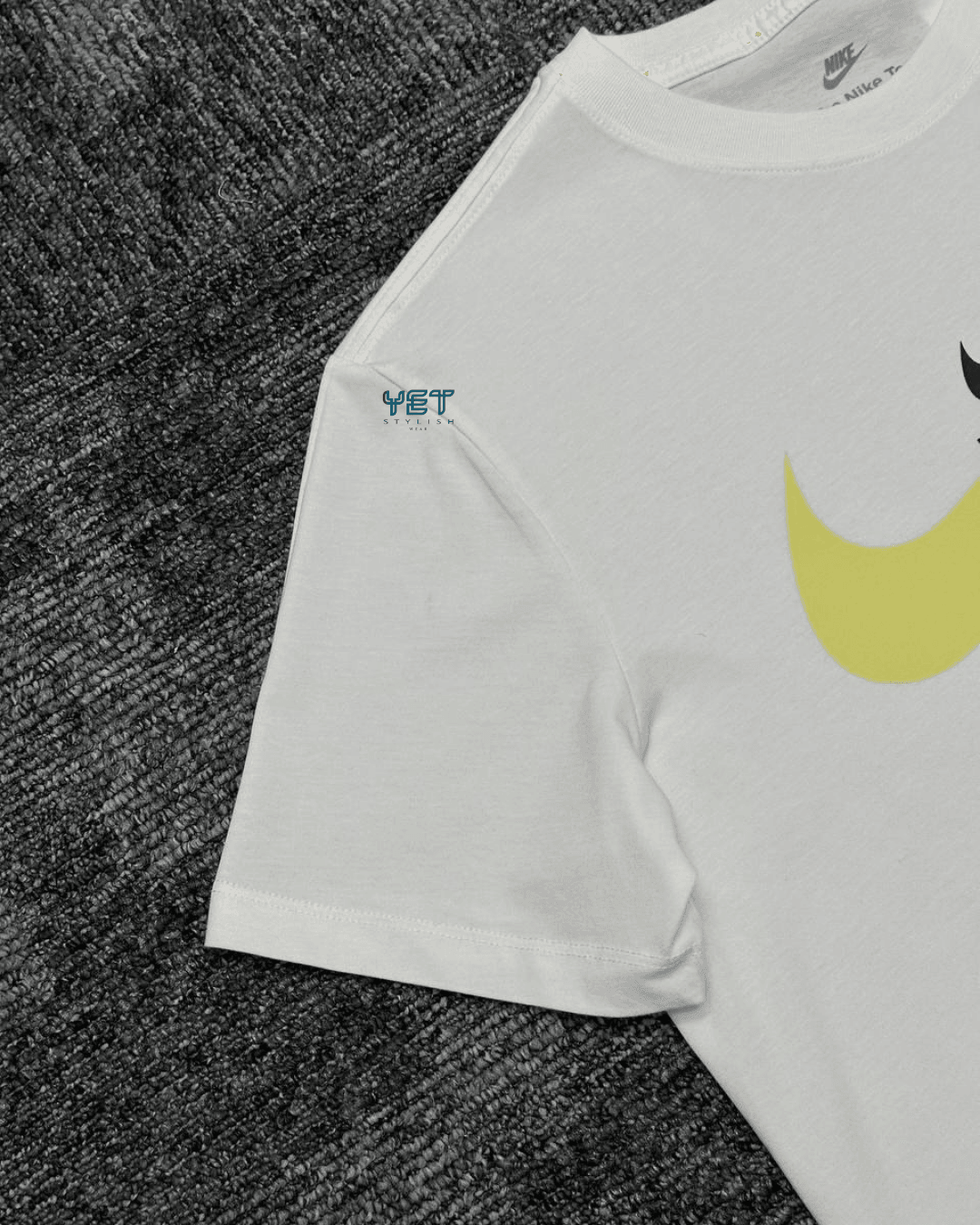 Sportswear Graphic Tişört - Ekru Beyaz