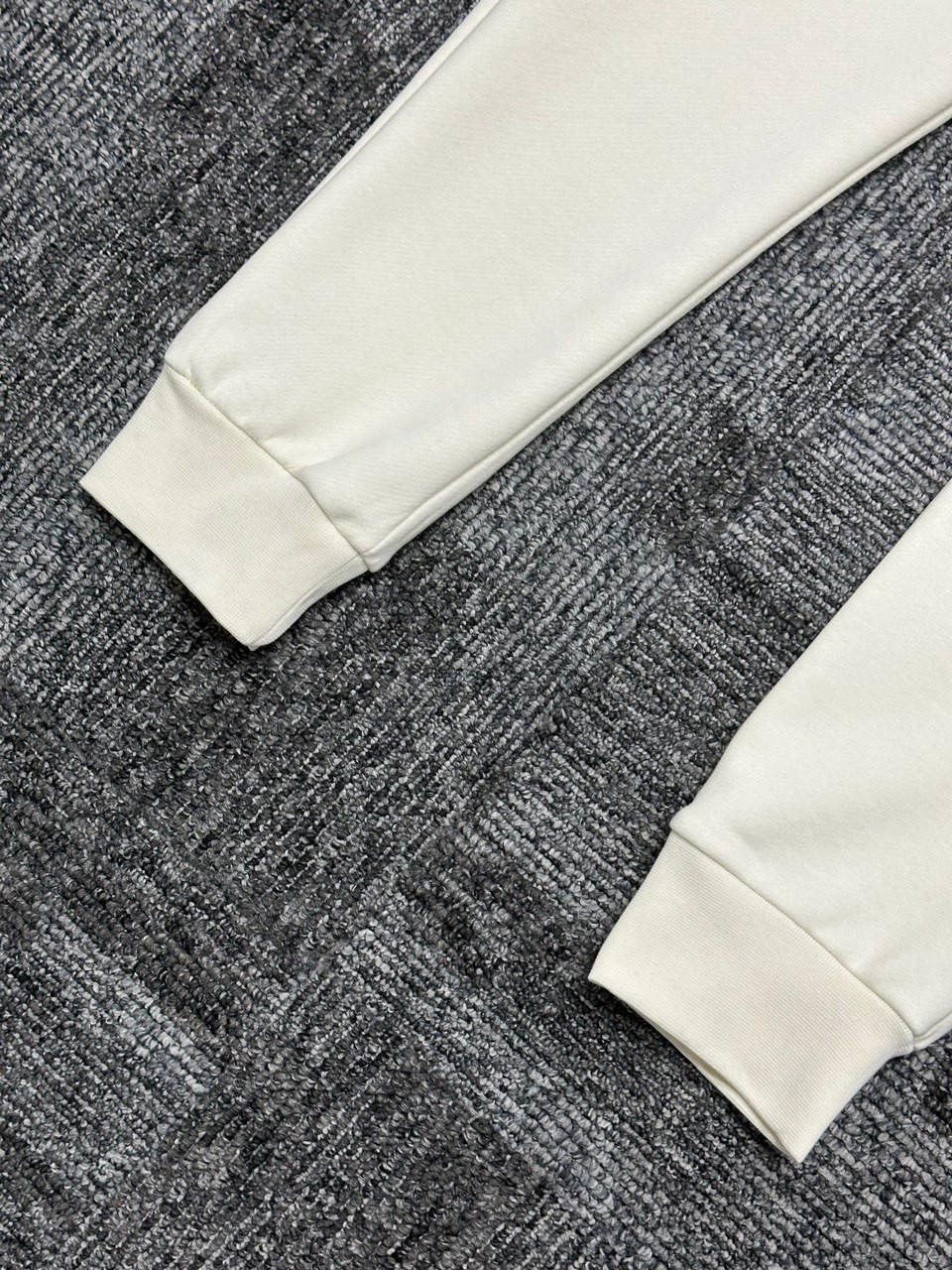Small Script Logo Fleece Eşofman Altı - Ekru Beyaz