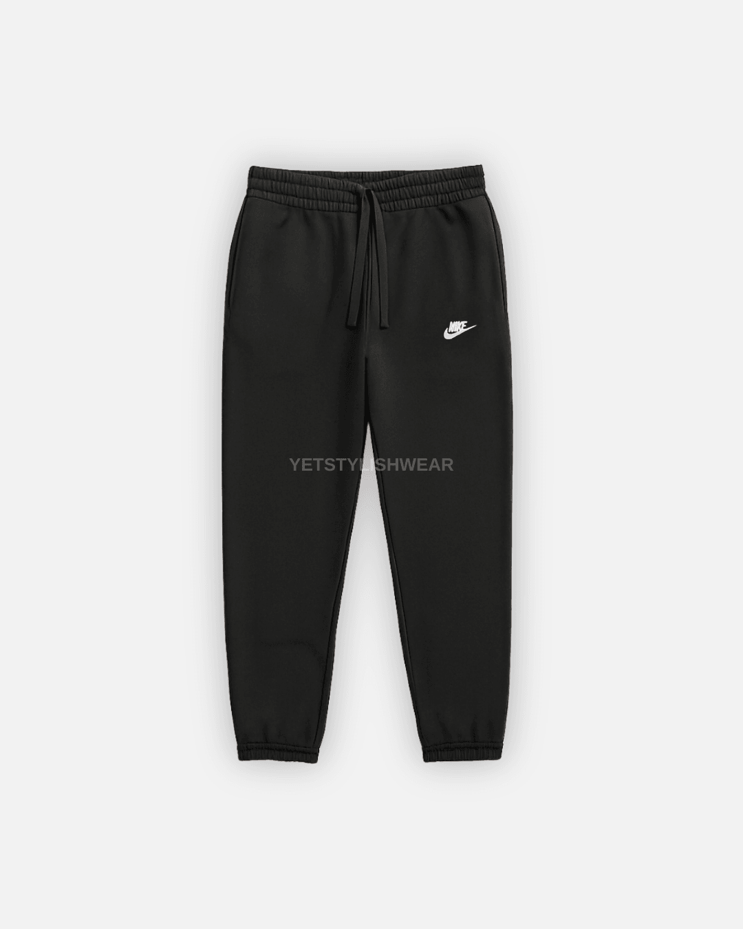 Club Fleece Eşofman Altı (Lastik Paça) - Siyah
