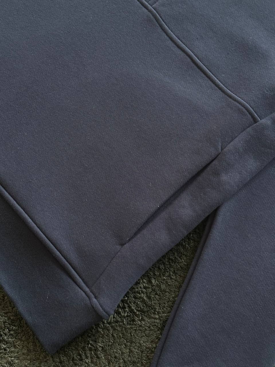 Club Fleece Brushed-Back Yarım Fermuarlı Sweatshirt - Lacivert