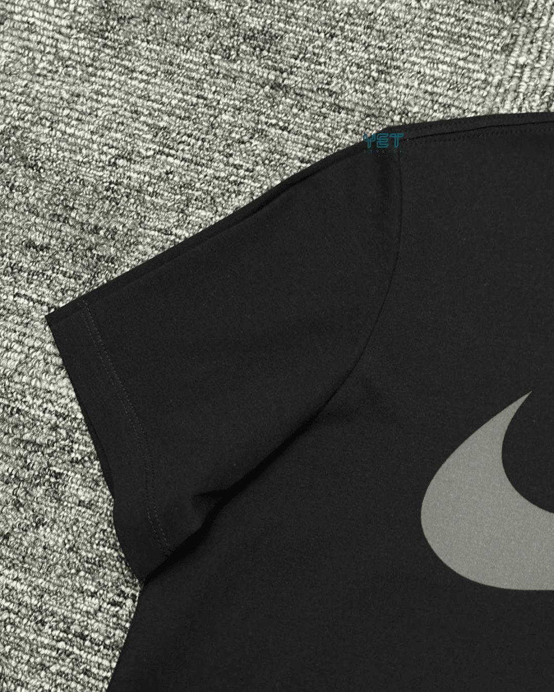 Sportswear Graphic Tişört - Siyah