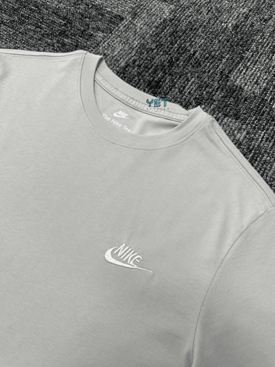 Club Fleece Tişört - Açık Gri