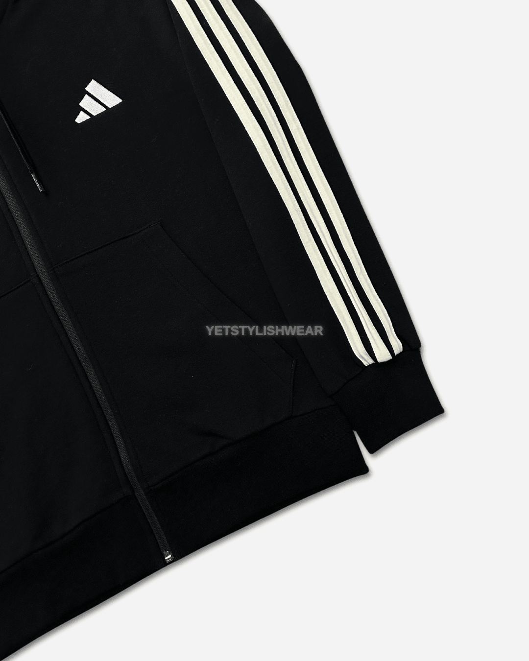 Essentials 3-Stripes Fleece Hırka