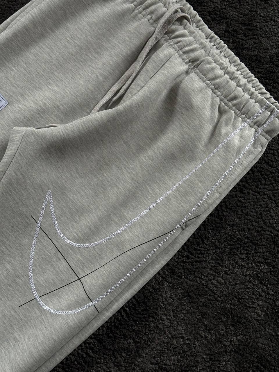 Fleece Tapered Running Trousers Eşofman Altı - Gri Melanj