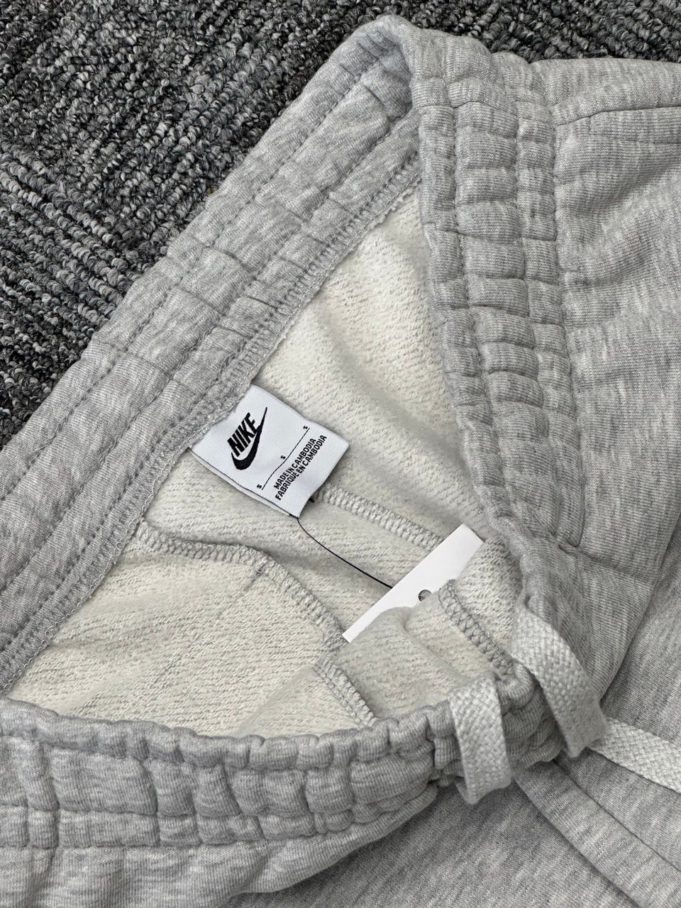 Club Fleece Eşofman Altı - Gri Melanj